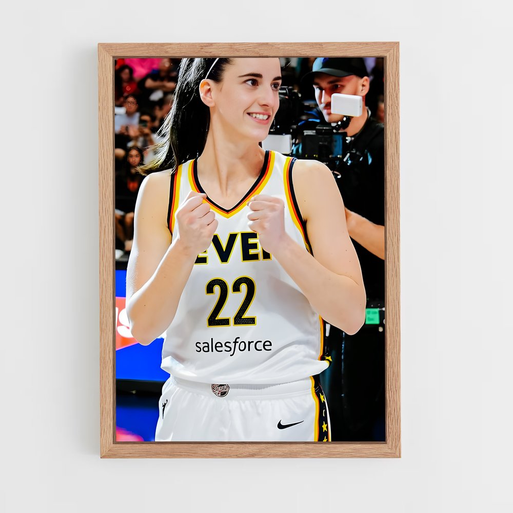 Poster Caitlin clark représentée – affiche Basketball (vue 4)